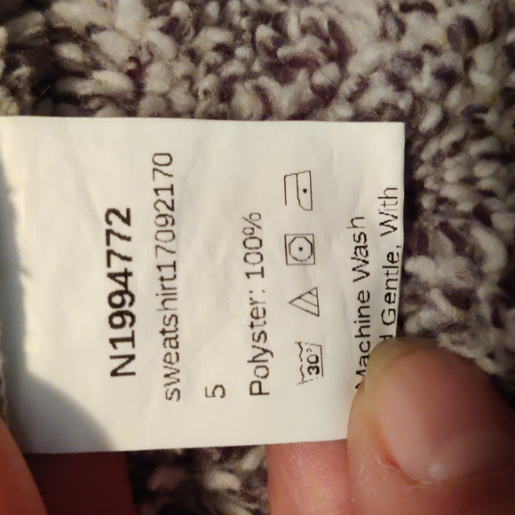 ***Teddy Hooded Sweatshirt - Picture 4 of 5